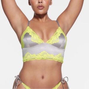 Skims lace swim cami top